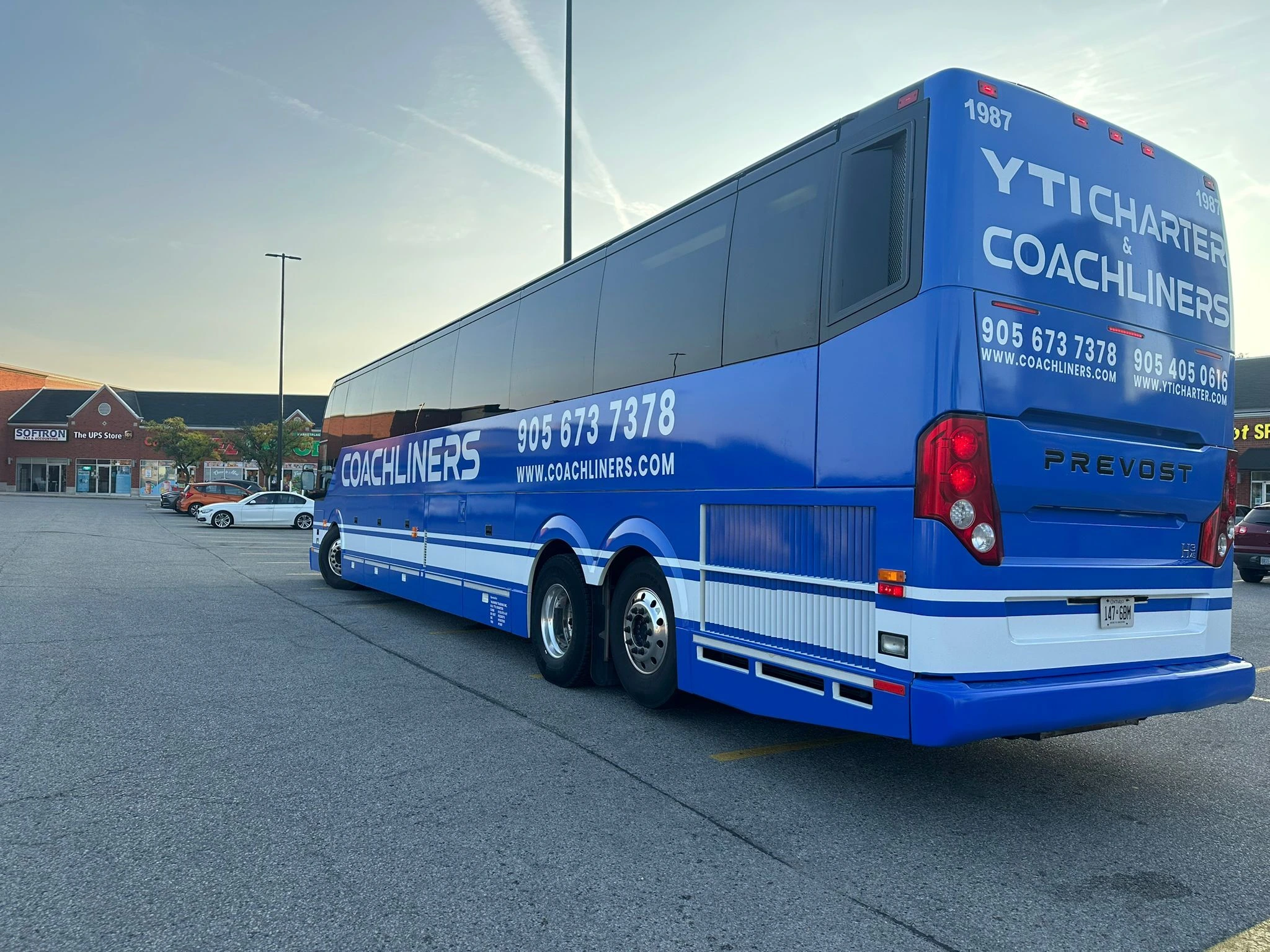 Coach Bus Wrapped